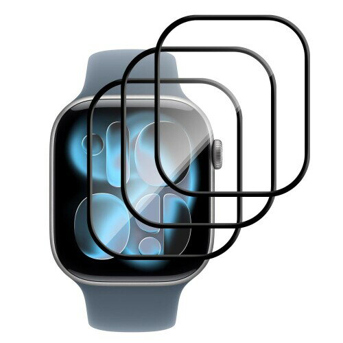 Other - For Apple Watch series 11 / 10 42mm フィルム アップルウォッチ series 11/10 42mm 保護フィルム PMMA+PC製素材・3D・高透過率・耐衝撃・防塵・飛散防止・指紋防止・画面鮮やか高精細・貼り付け簡単