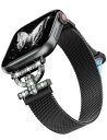 Girovo コンパチブル Apple Watch シリコンバンド/アップルウォッチバンド, キラキラDバックル ステンレス磁石マグネットあっぷるうぉっち交換ベ...