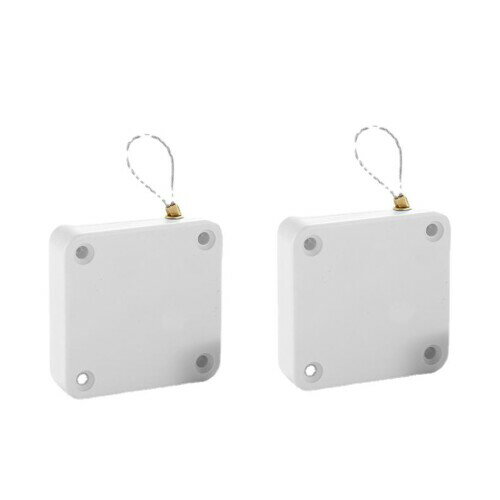 自動ドアクローザー2個セット 引張強度500g 2色対応 アクリル 両面粘着テープ 透明フック*1 自動ドアク..