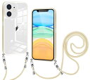 iPhone 11 用 ケース クリア ショルダー iPhone11 用 スマホケース 肩掛け 首かけ 斜めがけ ショルダー ケース 縄掛け カバー 透明 PC背面 TPUバンパー アイフォン11 用 カバー ストラップ付き 携