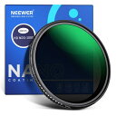 NEEWER 49mm HD 可変NDフィルター ND3-ND1000 1.5-10ストップ 減光フィルター 超解像力 光学ガラス 両面30層ナノコーティング ...