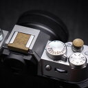 Iborrys 富士 FUJIFILM カメラ向け 高級実木製 ホットシューカバー + シャッターボタンカバーセット - レトロデザイン 職人手作り、ホットシュ...