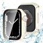 FAZHAN 対応 Apple Watch Series 9/8/7 45mm ケース アップルウォッチ9/8/7 45mm ケース 防水2色ケース 対応 アップルウォッチ カバー ガラスフィルム 一体型 Apple Watch カバー 日本旭硝子材 二重構造 全
