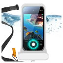 ESR スマホ 防水ケース iPhone 15 Pro/14 Pro/13 Pro専用 防水ポーチ 水中タッチスクリーンとFace ID対応 精密ボタン・IPX8完全防水・浮上設計で海やお風呂でも安心 水中で撮影・画面操作可能 スト