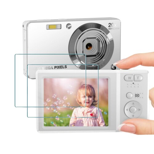 For F5WH13A デジカメ フィルム 強化ガラス 保護フィルム 9H硬度 高い透明度 自動吸着 飛散防止 貼り付..