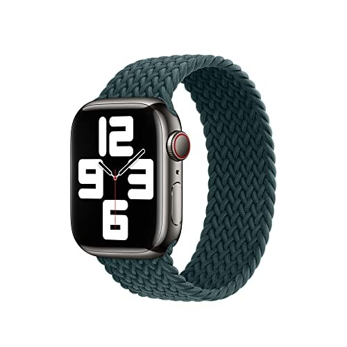 コンパチブル for apple watch バンド 軽量設計 通気性 アップルウォッチ用バンド iwatch バンド 柔らかいシリコーン糸混紡リサイクルヤーン素材 ブレイデッドソロループ apple watch Ultra3/Ultra2/U