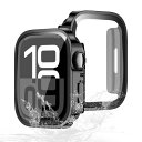 BUITFOU Apple Watch カバー Series 10 42mm 対応 アップルウォッチ用 ケース 防水 一体型 新デザイン 3D直角エッジ Apple Watch Series 10 42mm ケース対応 全面保護 超薄型 装着簡単 耐衝撃 高透過率 指紋(2)