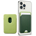 Caseology MagSafe対応 カードケース マグネット内蔵 ヴィーガンレザー 高級 スリム ウォレット ツートンカラー iPhone15 iPhone...