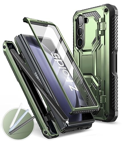 i-Blason Samsung Galaxy Z Fold 5 P[X 5G 2023N ČRMILKi擾 X^h@\ یtBt 3SpenP[Xt Sy[ ϏՌ ho Sʕی ArmorboxV[Y