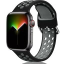 コンパチブル apple watch バンド アップルウォッチ バンド iwatch series 9/Ultra2/Ultra/8/7/6/5/4/3/2/1/SE スポーツバンド 交換用ベルトiwatch 38mm 40mm 41mm 42mm 44mm 45mm 49mm おしゃれ 柔らかいシリコン (ブ
