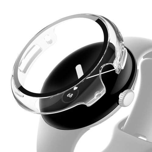 ANYOI 対応 Pixel Watch 2/1 ケース PC素材 耐衝撃性 超薄型 Pixel Watch カバー 全面保護 簡易着脱 グーグルウォッチ ケース ピクセルウォッチ2/1 カバー(クリア)