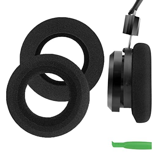 Geekria イヤーパッド Comfort 互換性 パッド グラド GRADO SR60, SR80, SR125, SR225, SR325, SR80e, M1, M2 ヘッドホンに対応 パッド イヤー/イヤーカップ (スポンジ/ブラック)