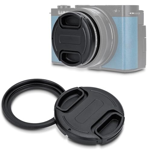 Panasonic LUMIX S 26mm F8 S-R26 レンズキャップ Ф58mmアダプターリング付属 アルミニウム製 装着便利..