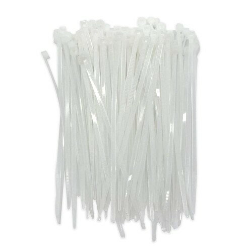 オーディオファン 結束バンド 2.5mm幅 100mm ホワイト 細め S キュッと結束、スッキリ収納 細めのホワ..