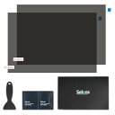 Selens 偏光フィルムシート 液晶スクリーン 線形偏光フィルター 粘着なし 20x30cm 2枚入り 高偏光度 裁断やすい スクレーパー付き
