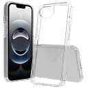PinLiSheng iPhone 16e ケース クリア カバー (PC背面 + TPUバンパー 2重構造) 耐衝撃 高い透明性 指紋防止 米軍MIL規格 黄変防止 スマホケース (クリア, iPhone 16e)