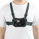 (Sametop) チェストマウント ハーネス ゴープロ GoPro用アクセサリー 調節可能 チェスティー ストラップ Hero 12 11 10 9 8 7 ...