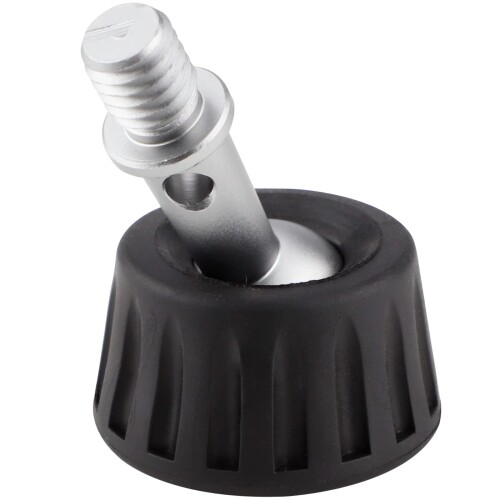 滑り止め三脚フィート 補強鉄リングと3/8インチネジ付き 3/8インチネジ穴付き三脚用 (3個)