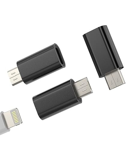 ライトニング メス マイクロusb オス 充電器 アダプター Lightning to Micro USB 変換アダプタ(3個セット)Apple iPhone ケーブル Android コネクタ アップル アンドロイド プラグ あだぷたー あいふぉ