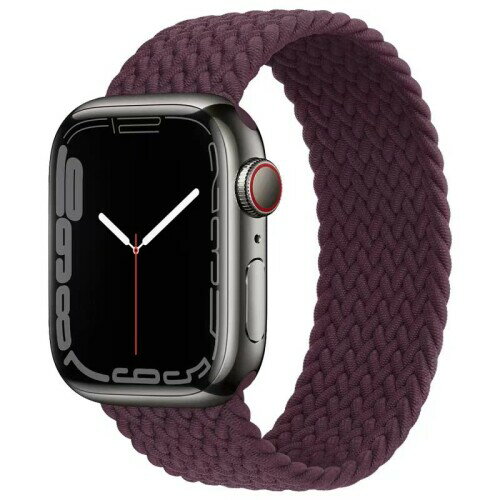 コンパチブル for apple watch バンド 軽量設計 通気性 アップルウォッチ用バンド iwatch バンド 柔らかいシリコーン糸混紡リサイクルヤーン素材 ブレイデッドソロループ apple watch Ultra3/Ultra2/U