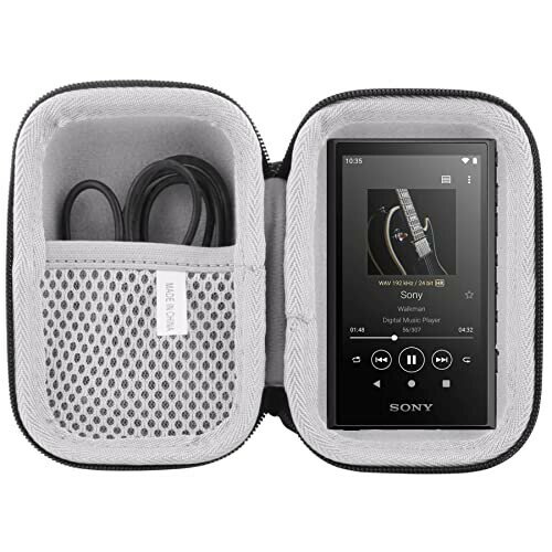 WAIYUJP収納ケース互換の Sony A300シリーズ NW-A306/NW-A307 プレーヤー 保護 キャリング 収納ケース...