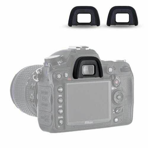 2個入 JJC DK-21 DK-23 アイカップ 接眼レンズ Nikon D750 D610 D600 D7200 D7100 D7000 D90 D80 D70S D70 D60 D300 D300s D200 D100 D5100 D5000 適用 DK-21 DK-23 アイピース 互換