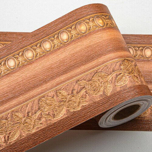 木目 浮彫マスキングテープ 幅10cm×長10m 壁紙シール 立体 トリムボーダー インテリアシール はがせる ..