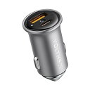 VOLTME シガーソケット usb-c 最大30W 急速充電 USB C+Aポート 車 充電器 カーチャージャー usb 2ポート 軽量 タイプc 車載充電器 12V/24V入力に対応 PD3.0 QC3.0 PPS対応 iPhone Galaxy Android スマートフォ