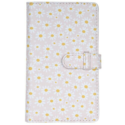 108枚収納 富士 Miniフイルムフォトアルバム 2x3インチの写真の場合 名刺と小型カード PUレザー ポータ..