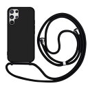 TMUJWS Galaxy S23 Ultra 5G ケース シリコン 耐衝撃 衝撃吸収 tpu ソフト SC-52D SCG20 ケース 肩掛け 斜めかけ 縄掛けケース ギャラクシーs23 ultra カバー 全面保護 落下防止 ネックストラップ 調節可