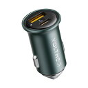 VOLTME シガーソケット usb-c 最大30W 急速充電 USB C+Aポート 車 充電器 カーチャージャー usb 2ポート 軽量 タイプc 車載充電器 12V/24V入力に対応 PD3.0 QC3.0 PPS対応 iPhone Galaxy Android スマートフォ