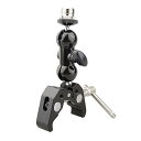 CAMVATE スーパークランプ + ボールヘッド 5/8 オス ネジ穴 1/4 3/8 六つ カメラ マイク用