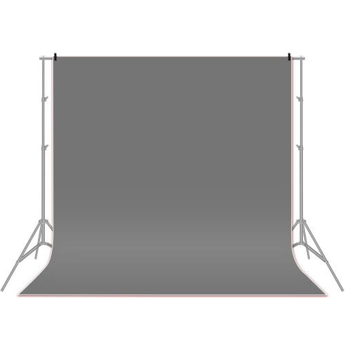 Qinunipoto 背景布 無地 灰色 純色 背景 背景シート バックスクリーン 厚手 バーチャル背景 商品撮影 ..