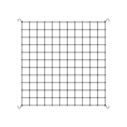 AC Infinity グロウテント トレリスネット 4x4フィート 丈夫で伸縮性のあるプラントネット スチールフ..