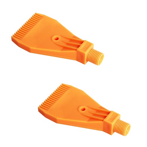 AopinフラットノズルオリフィスエアG1/4オス、ABSエアウィンドノズルエアスプレーノズルジェットノズル..