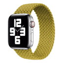 コンパチブル apple watch バンド iwatch バンド 編組バンド apple watch Ultra3/Ultra2/Ultra/10/9/8/7/6/5/4/3/2/1/SEに対応 38mm/40mm/41mm 42mm/44mm/45mm/46mm/49mm 着け心地 アップルウォッチ用バンド シリコン糸&ABS