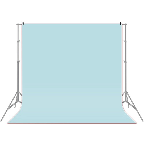 Qinunipoto 背景布 無地 水色 純色 背景 背景シート バックスクリーン 厚手 バーチャル背景 商品撮影 ..