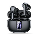 ワイヤレスイヤホン イヤホン bluetooth マイク付き ブルートゥース イヤホン ENCノイズキャンセリング LEDディスプレイ表示 Hi-Fi音質 自動ペアリング 瞬間接続 ハンズフリー通話 コードレ