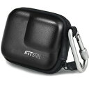 FitStill 黒のミニカメラバッグ Go Pro Hero 13/12/11/10/9/8/7 /(2018)/ 6/5 Blackの場合、ハードシェルトラベルオーガナイザー DJI Osmo Action 、AKASO、Campark、YIActionCameraなどに適しています(2)