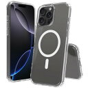 PinLiSheng iPhone 16 Pro Max ケース クリア Magsafe対応 PC背面 + TPUバンパー 2重構造 黄変防止 耐衝撃 滑り止め 指紋防止 米軍MIL規格 ワイヤレス充電対応 スマホケース iPhone 16 ProMax アイフォン16Pro
