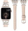 コンパチブル Apple Watch バンド 革 レディース アップルウォッチ 交換用 キラキラ for Apple Watch Ultra2/10/9/8/7...