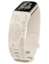 Fitbit Charge6/Charge5バンド フィットビット チャージ6/チャージ5に対応 柔らかいスポーツバンド 花柄シリコン交換ベルト かわいい おし...