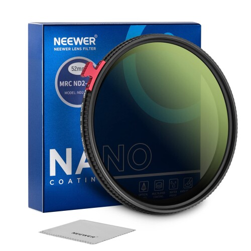 NEEWER 52mmNDե륿 ND2-ND400ѥդ Ĵǽʥ˥塼ȥǻ٥󥺥ե륿 (0.3-2.7 1-9 ȥå) 30 إʥΥƥ/HD إ饹//ɻ/Ķ