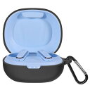 BUITFOU For Anker SoundcoreLife P3 ケース Soundcore Life P3 保護カバー Life P3 ケース 柔らかい シリコン製 落下防止 キズ防止 耐衝撃 防塵 軽量 装着充電可能 カラビナ付き 紛失防止(ブラック)