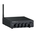Fosi Audio BT30D PRO Hi-Fi Bluetooth 5.0 パワーアンプ TPA3255 2.1チャンネル ミニクラスD 統合アンプ プリ...