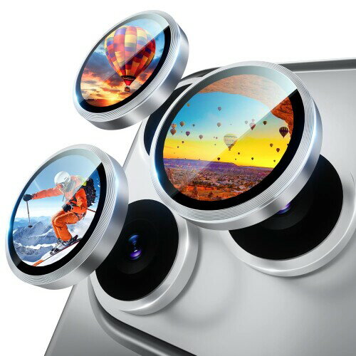 CANLER for iPhone 17 Pro/17 Pro Max �����ե���� �����ե���17�ץ��ޥå��� ��󥺥��С� �������饹 ����ݸ�ե����...