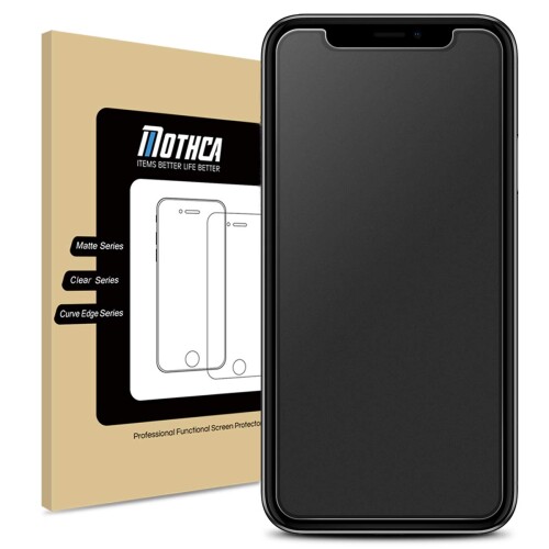 Mothca アンチグレア 強化ガラス iPhone 11/iPhoneXR対応 ガラスフィルム さらさら 保護フィルム ゲームフィルム 日本旭硝子製素材 指紋防止 反射防止 硬度9H 飛散防止 キズ防止 衝撃吸収 撥油