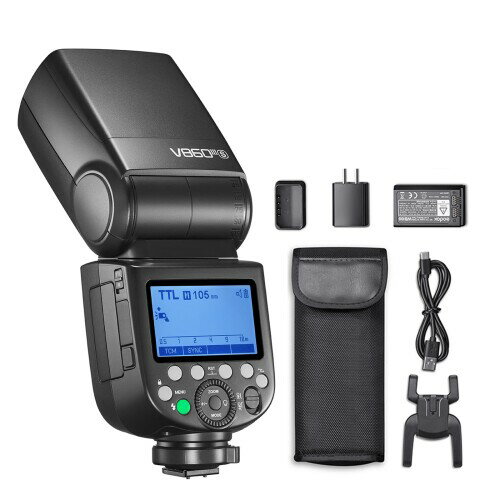 GODOX V860IIIS TTL 2.4G ®Ʊ1/8000 GN60 եå她ȥ SONYŬ 2600mAh।Хåƥ꡼ եå她ԡɥ饤