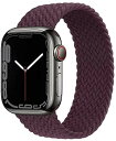 コンパチブル apple watch バンド ブレイデッドソロループ Ultra2/ultra/10/9/8/7/6/5/4/3/2/1/SEに対応 スポーツバンド