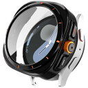 Miimall for Galaxy Watch 7 44mm カバーガラスフィルム一体型 スケール付き 全面保護 防水 耐衝撃 傷防止 強化ガラスフィルム 対...